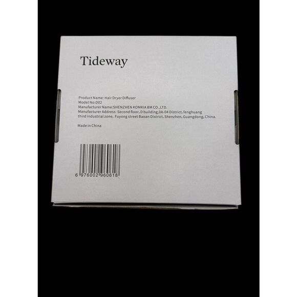 NEW Tideway High-speed Hair Dryer PRO M01 Ionic Technology 4 Temps With Diffuser - Picture 13 of 14